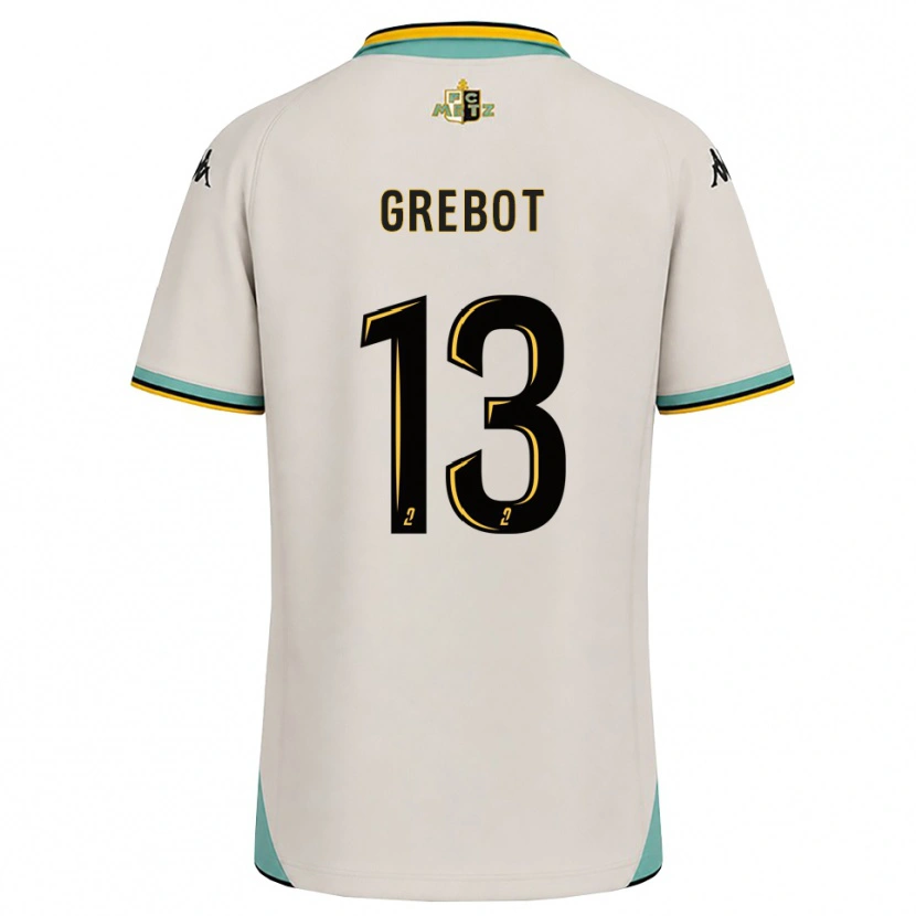 Danxen Donna Maglia Leny Grebot #13 Bianco Floreale Nero Kit Gara Away 2026/27 Maglietta