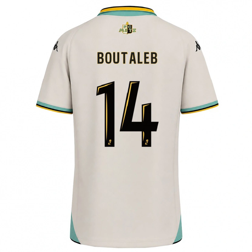 Danxen Donna Maglia Inès Boutaleb #14 Bianco Floreale Nero Kit Gara Away 2026/27 Maglietta