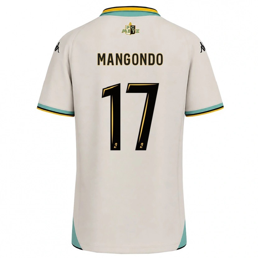 Danxen Donna Maglia Joseph Mangondo #17 Bianco Floreale Nero Kit Gara Away 2026/27 Maglietta