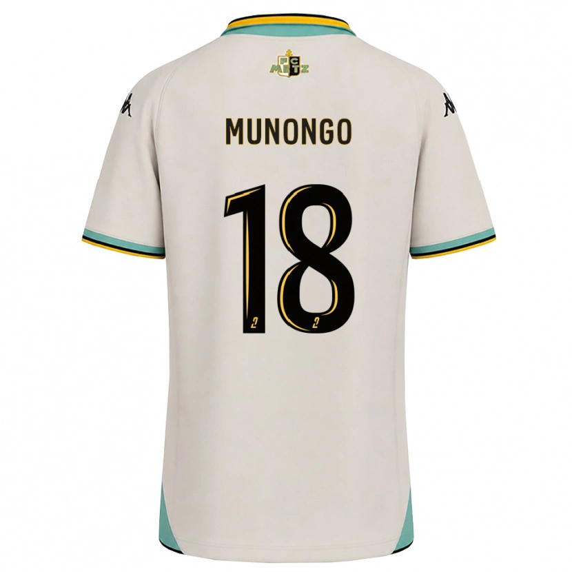 Danxen Donna Maglia Believe Munongo #18 Bianco Floreale Nero Kit Gara Away 2026/27 Maglietta