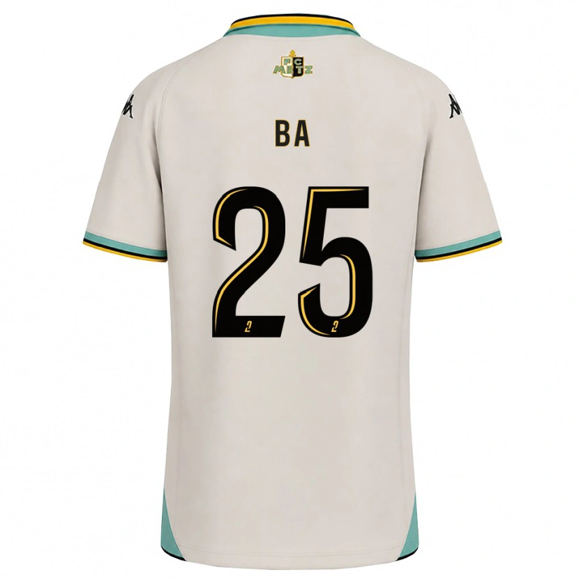 Danxen Donna Maglia Abdoulaye Ba #25 Bianco Floreale Nero Kit Gara Away 2026/27 Maglietta