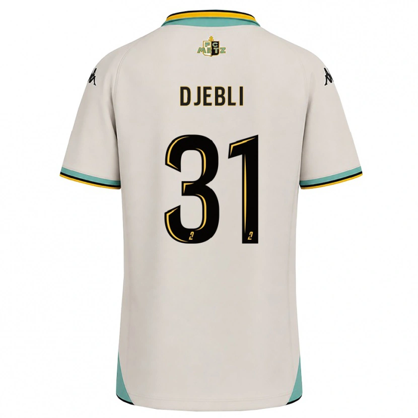 Danxen Donna Maglia Assia Djebli #31 Bianco Floreale Nero Kit Gara Away 2026/27 Maglietta