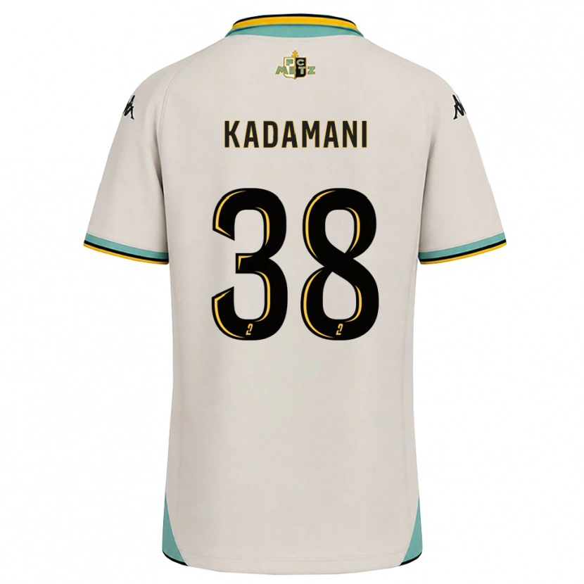 Danxen Donna Maglia Hamza Kadamani #38 Bianco Floreale Nero Kit Gara Away 2026/27 Maglietta
