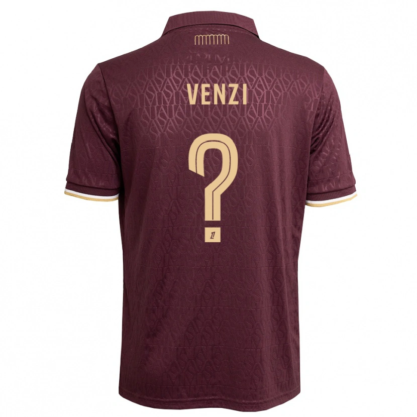 Danxen Donna Maglia John Venzi #0 Marrone Sabbia Vinaccia Kit Gara Away 2026/27 Maglietta