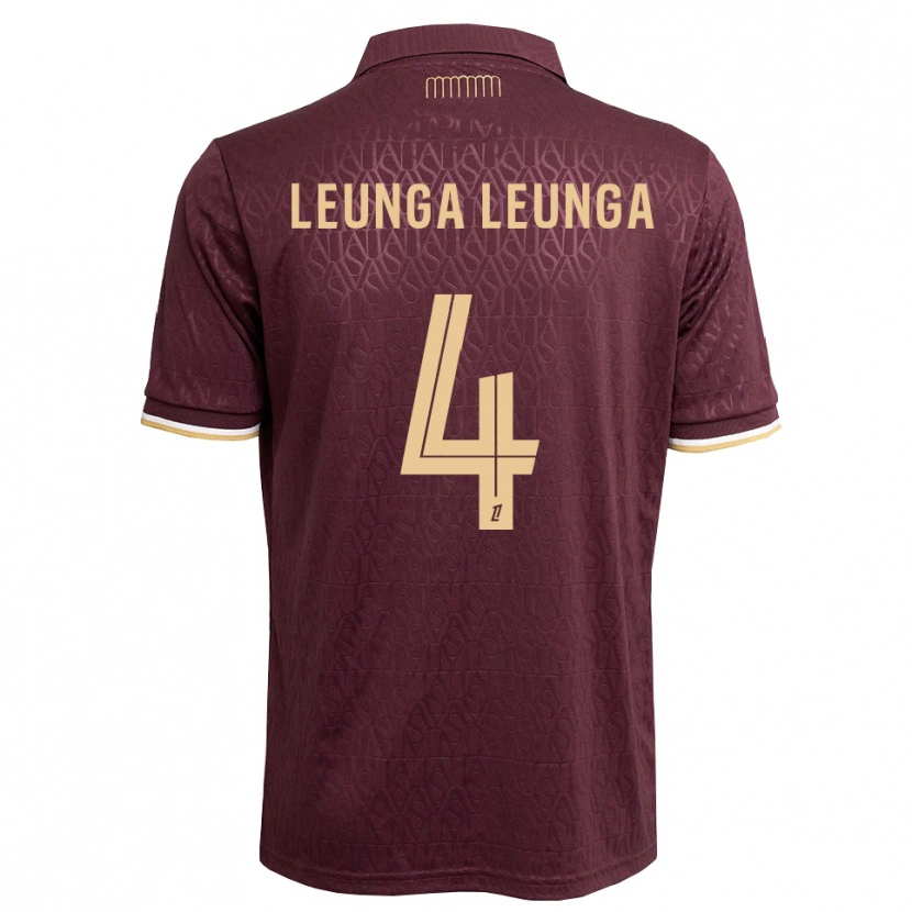 Danxen Donna Maglia Daryl Leunga Leunga #4 Marrone Sabbia Vinaccia Kit Gara Away 2026/27 Maglietta