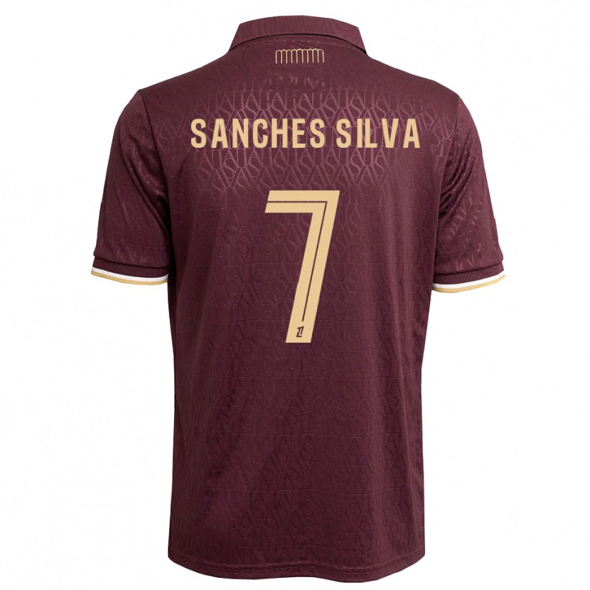 Danxen Donna Maglia Jordy Sanches Silva #7 Marrone Sabbia Vinaccia Kit Gara Away 2026/27 Maglietta