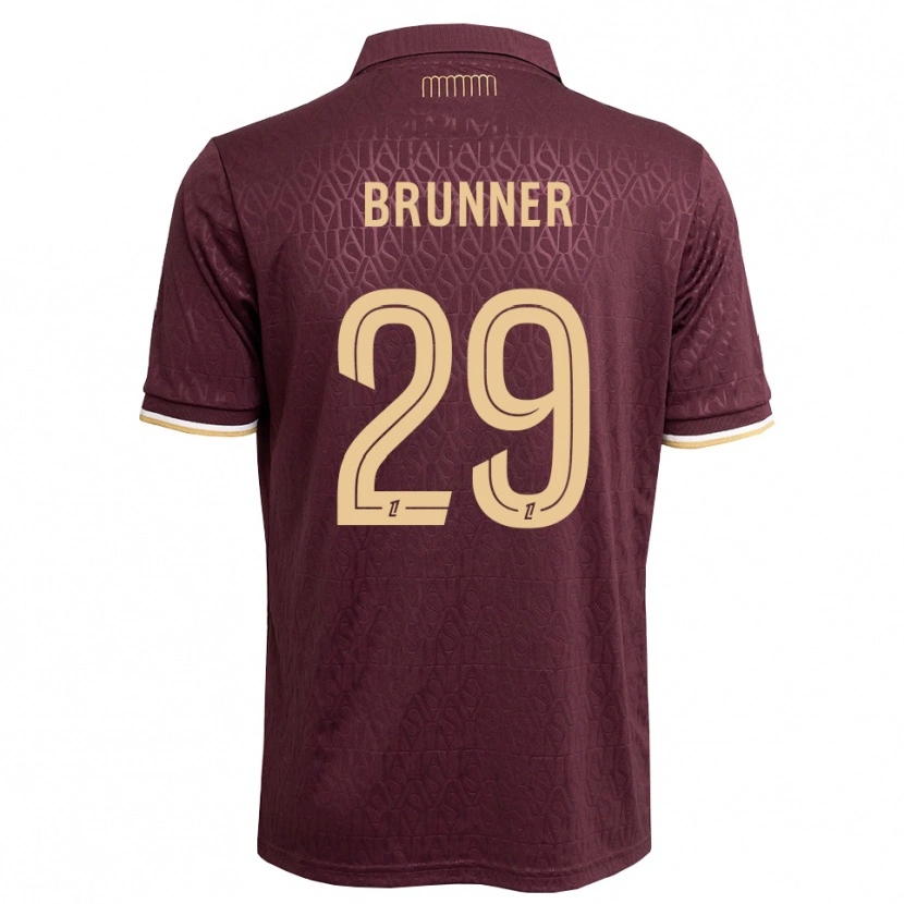 Danxen Donna Maglia Paris Brunner #29 Marrone Sabbia Vinaccia Kit Gara Away 2026/27 Maglietta