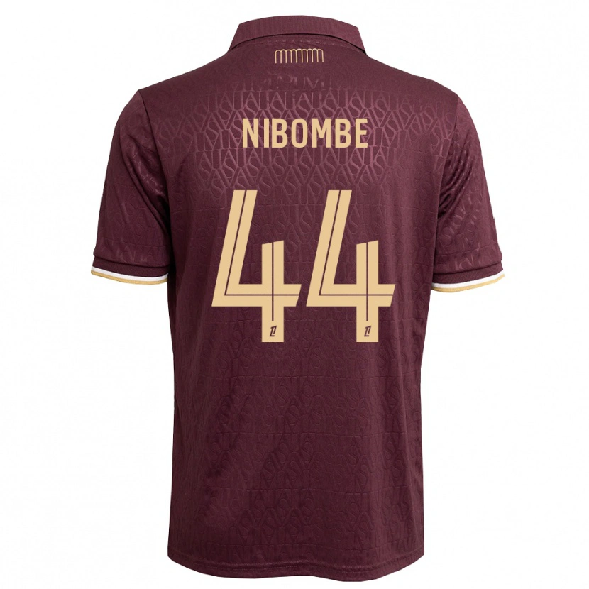 Danxen Donna Maglia Samuel Nibombe #44 Marrone Sabbia Vinaccia Kit Gara Away 2026/27 Maglietta