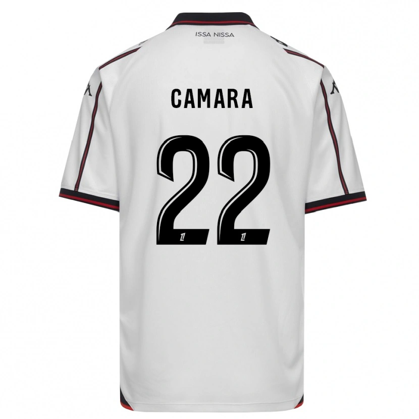 Danxen Donna Maglia Issiaga Camara #22 Nero Bianco Kit Gara Away 2026/27 Maglietta