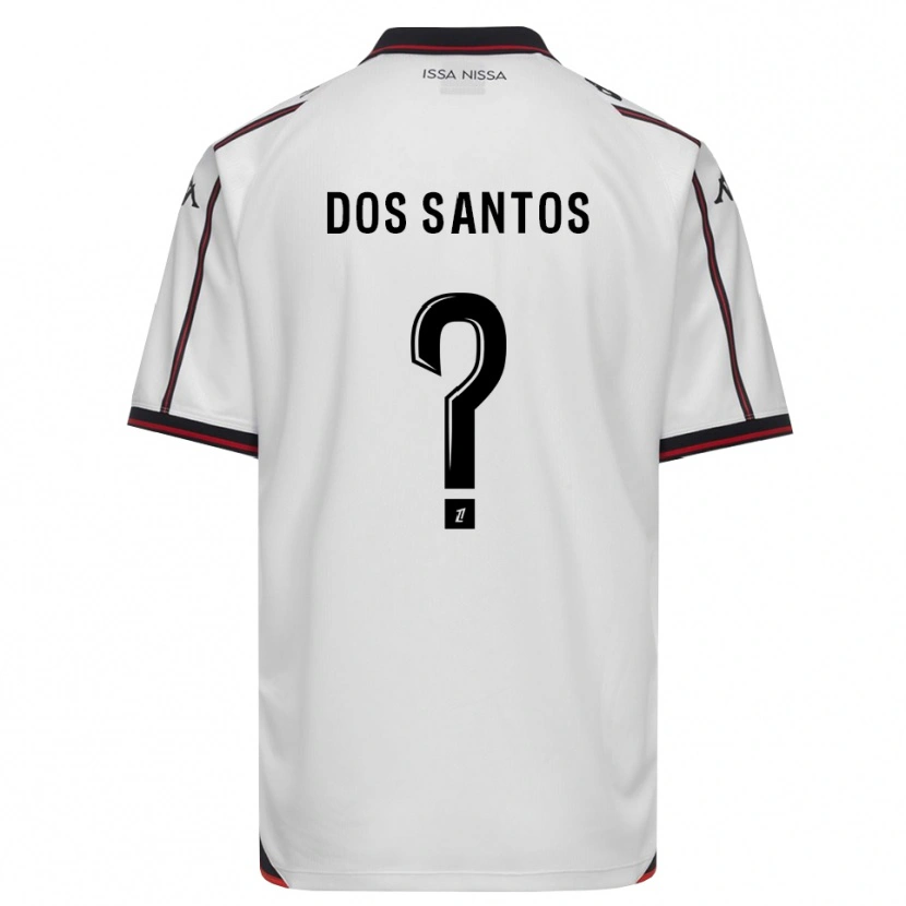 Danxen Donna Maglia Jeyzi Dos Santos #0 Nero Bianco Kit Gara Away 2026/27 Maglietta