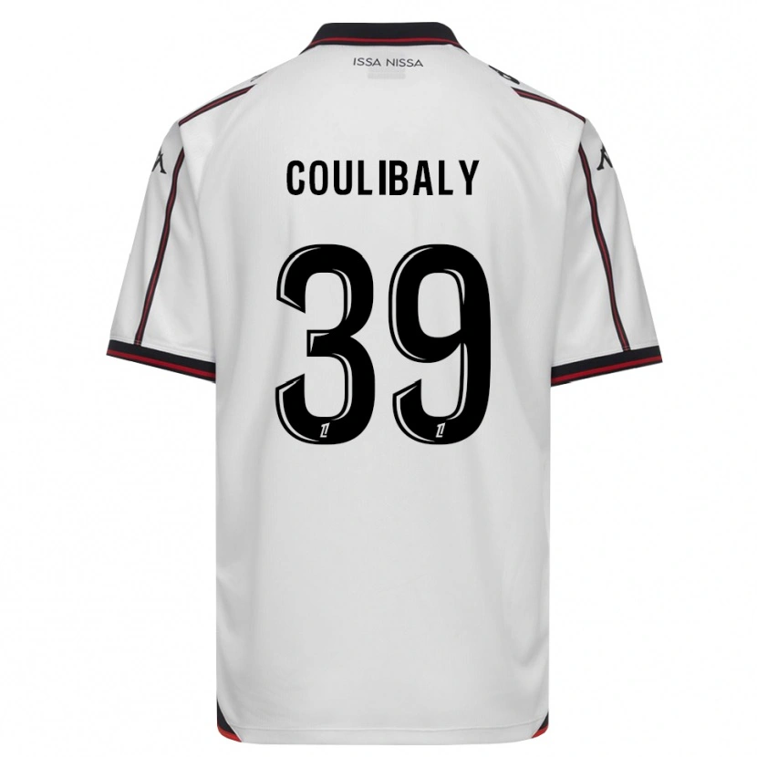 Danxen Donna Maglia Djibril Coulibaly #39 Nero Bianco Kit Gara Away 2026/27 Maglietta