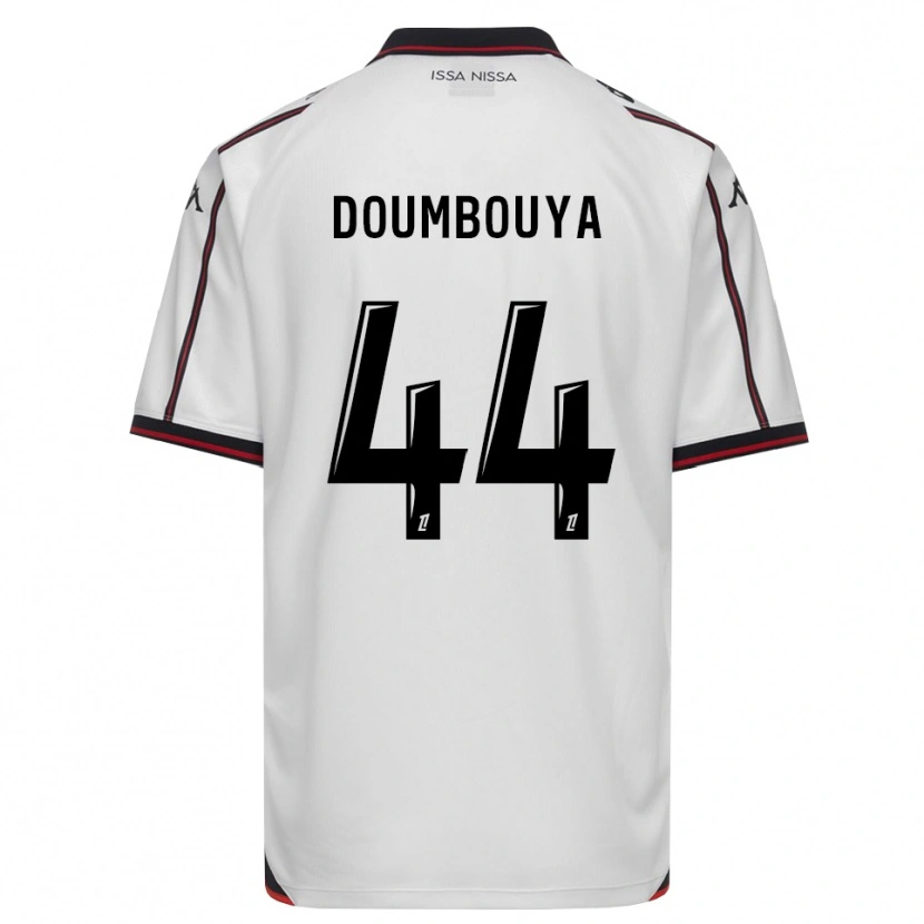 Danxen Donna Maglia Amidou Doumbouya #44 Nero Bianco Kit Gara Away 2026/27 Maglietta