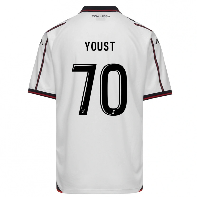 Danxen Donna Maglia Matys Youst #70 Nero Bianco Kit Gara Away 2026/27 Maglietta