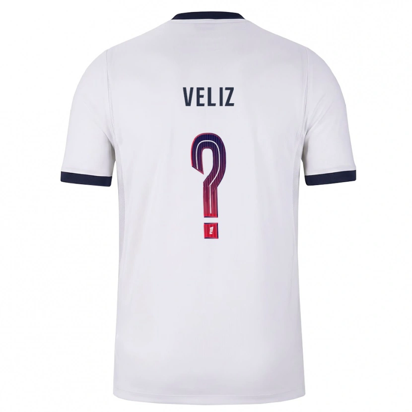 Danxen Donna Maglia Nehemiah Fernandez Veliz #0 Bianco Nero Rosso Kit Gara Away 2026/27 Maglietta