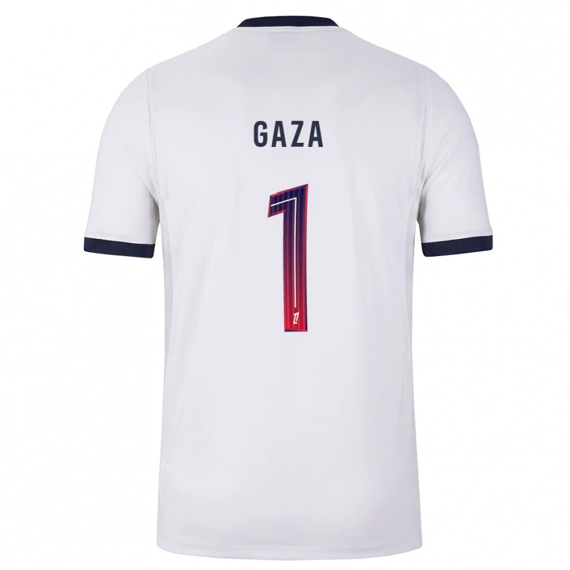 Danxen Donna Maglia Johnny Gaza #1 Bianco Nero Rosso Kit Gara Away 2026/27 Maglietta