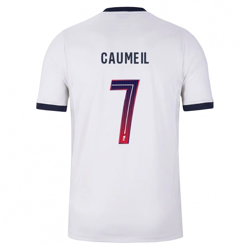 Danxen Donna Maglia Paul Caumeil #7 Bianco Nero Rosso Kit Gara Away 2026/27 Maglietta