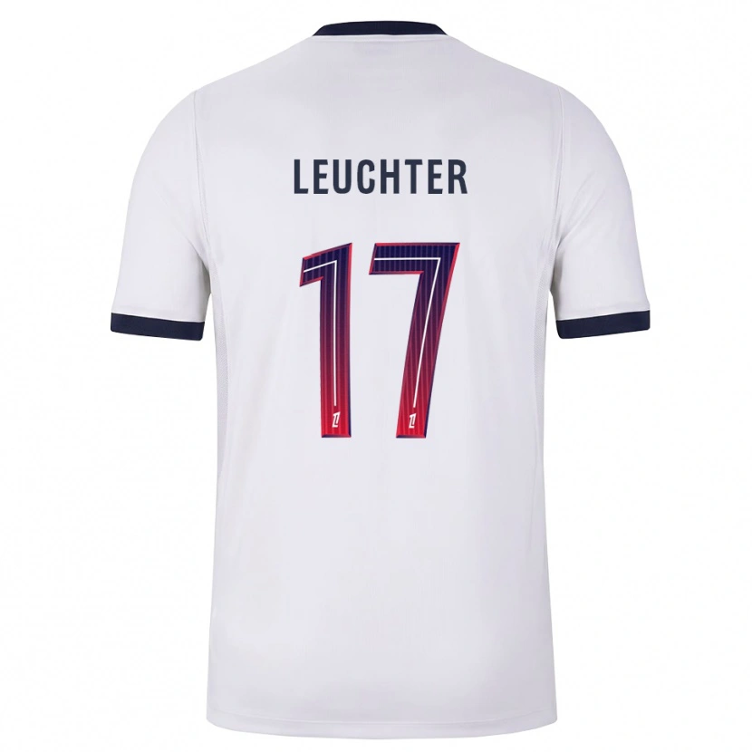 Danxen Donna Maglia Romée Leuchter #17 Bianco Nero Rosso Kit Gara Away 2026/27 Maglietta
