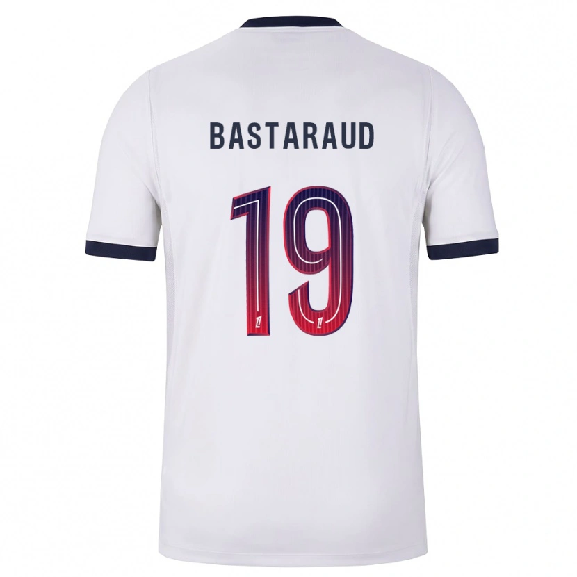 Danxen Donna Maglia Yanis Bastaraud #19 Bianco Nero Rosso Kit Gara Away 2026/27 Maglietta