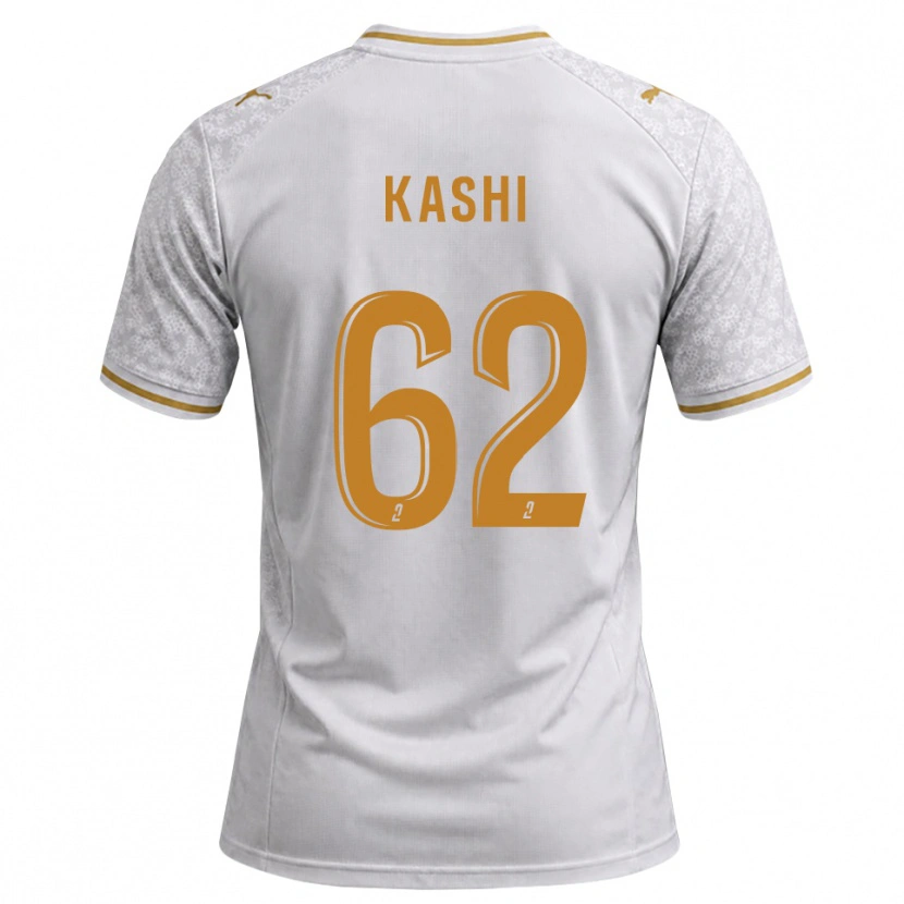 Danxen Donna Maglia Amine Kashi #62 Bianco Grigio Goldenrod Kit Gara Away 2026/27 Maglietta