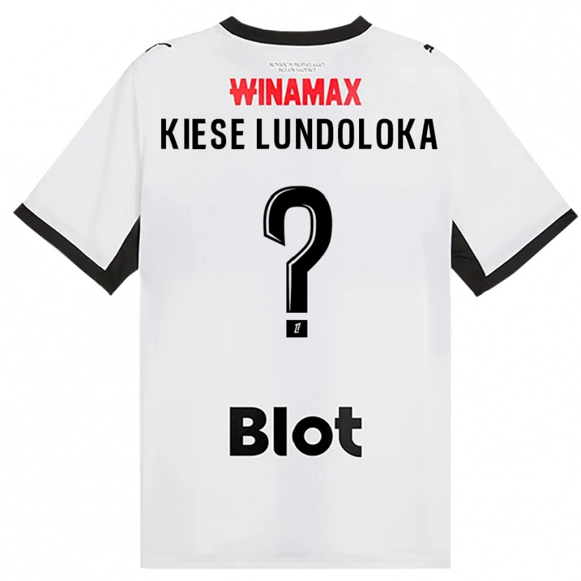 Danxen Donna Maglia Jeanslor Kiese Lundoloka #0 Nero Bianco Rosso Kit Gara Away 2026/27 Maglietta