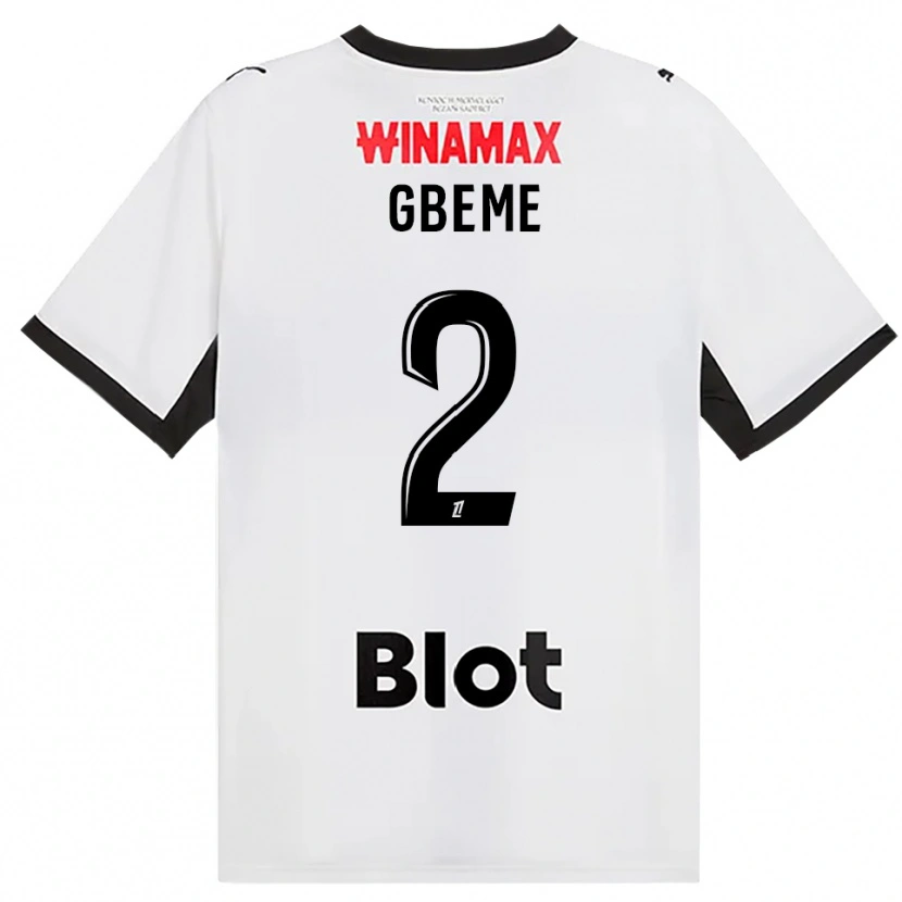 Danxen Donna Maglia Mervin Gbeme #2 Nero Bianco Rosso Kit Gara Away 2026/27 Maglietta