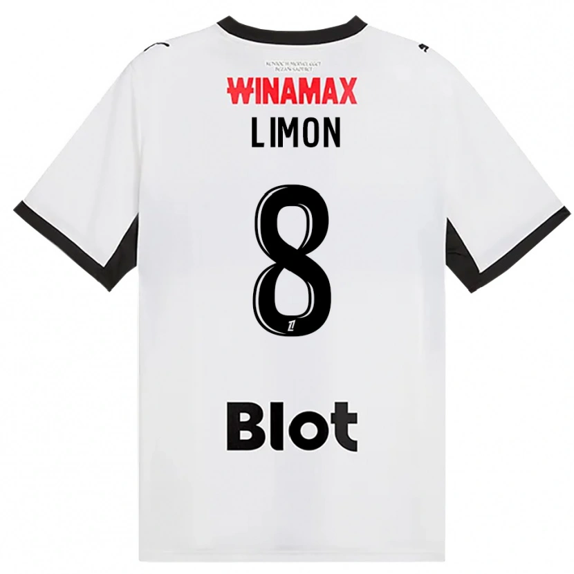 Danxen Donna Maglia Paolo Limon #8 Nero Bianco Rosso Kit Gara Away 2026/27 Maglietta