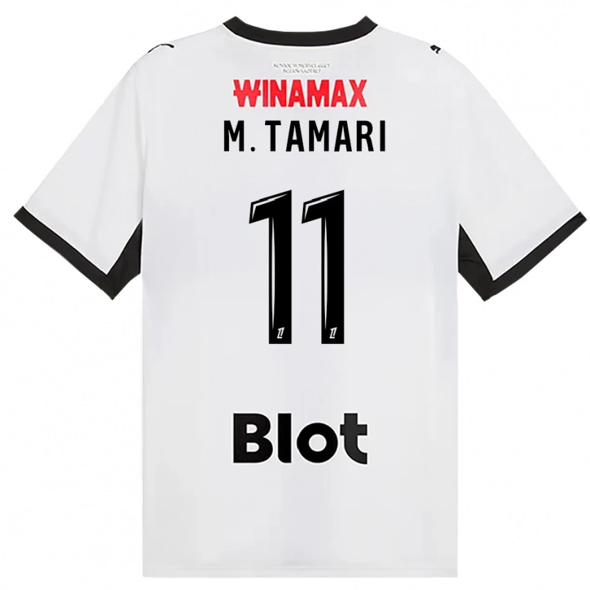 Danxen Donna Maglia Mousa Al-Tamari #11 Nero Bianco Rosso Kit Gara Away 2026/27 Maglietta