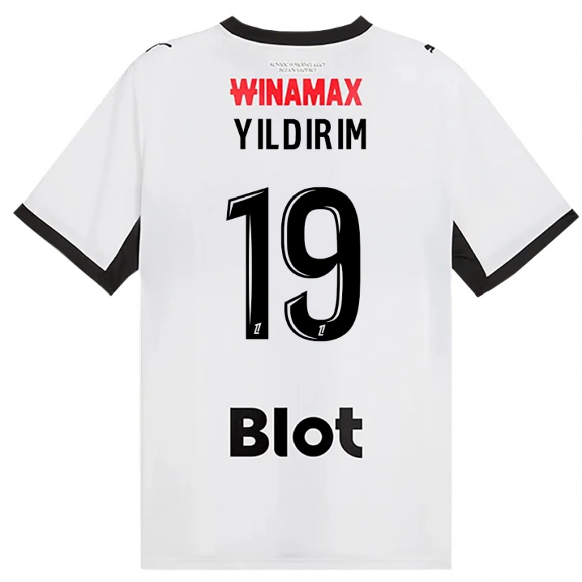 Danxen Donna Maglia Bertuğ Yıldırım #19 Nero Bianco Rosso Kit Gara Away 2026/27 Maglietta