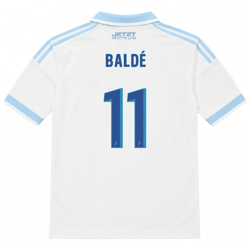 Danxen Donna Maglia Fatoumata Baldé #11 Azzurro Chiaro Bianco Rosso Kit Gara Away 2026/27 Maglietta