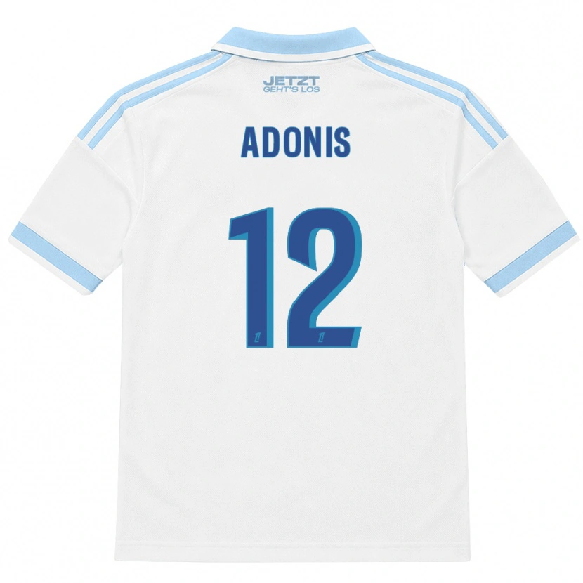 Danxen Donna Maglia Erwan Adonis #12 Azzurro Chiaro Bianco Rosso Kit Gara Away 2026/27 Maglietta