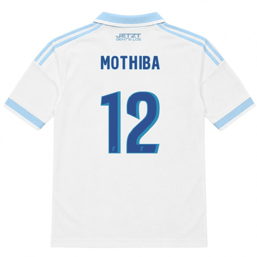 Danxen Donna Maglia Lebo Mothiba #12 Azzurro Chiaro Bianco Rosso Kit Gara Away 2026/27 Maglietta