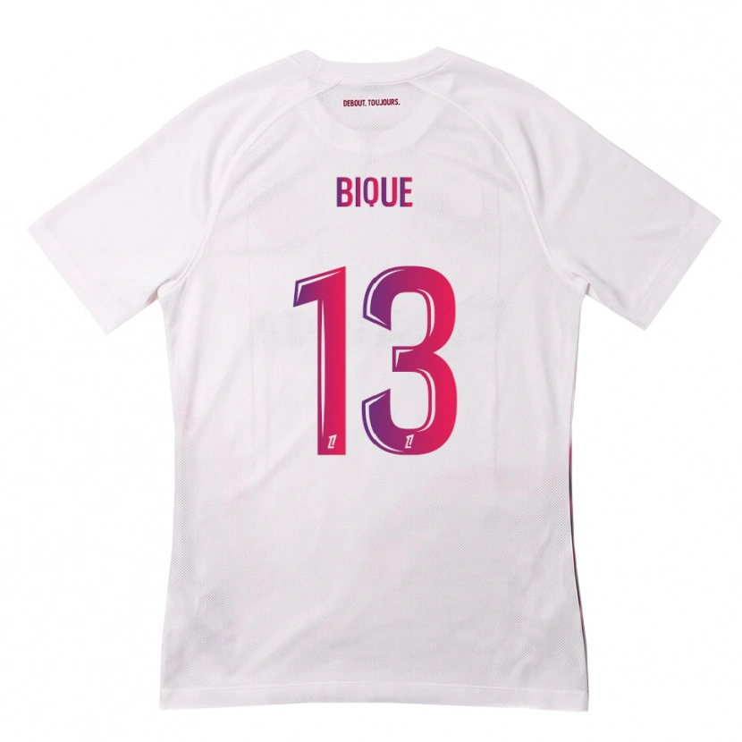 Danxen Donna Maglia Darren Bique #13 Bianco Rosa Viola Kit Gara Away 2026/27 Maglietta