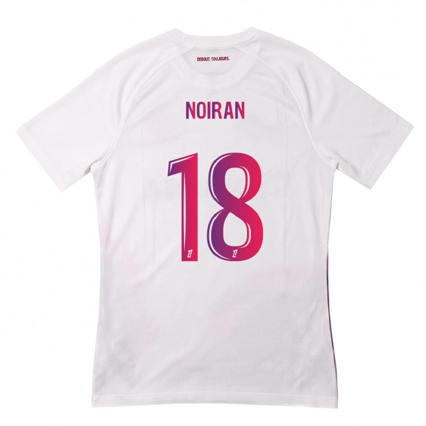 Danxen Donna Maglia Clara Noiran #18 Bianco Rosa Viola Kit Gara Away 2026/27 Maglietta