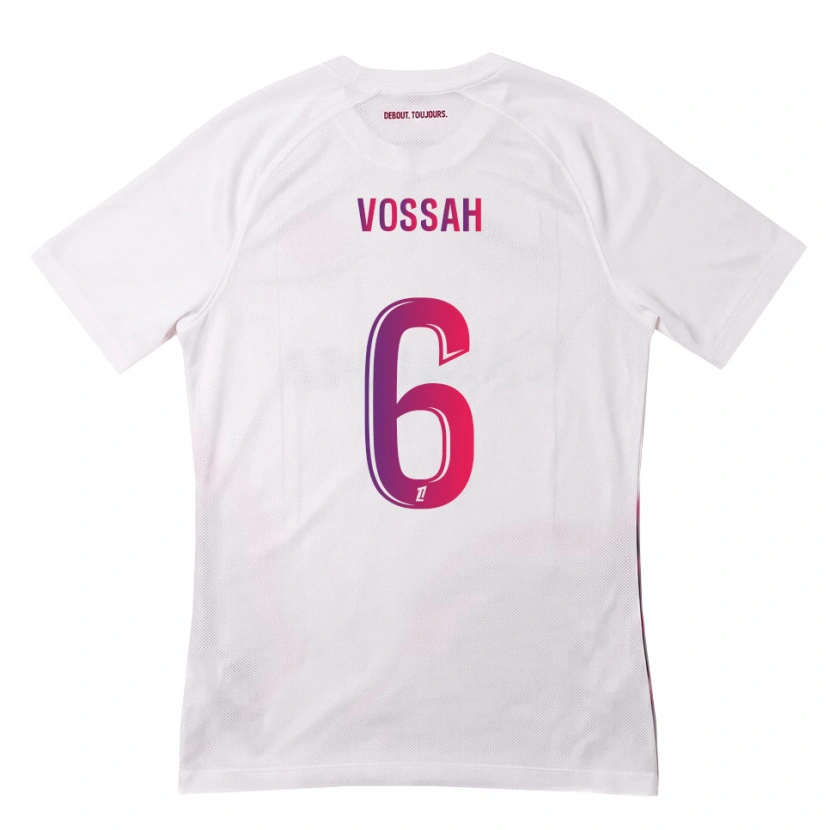 Danxen Donna Maglia Alexis Vossah #6 Bianco Rosa Viola Kit Gara Away 2026/27 Maglietta