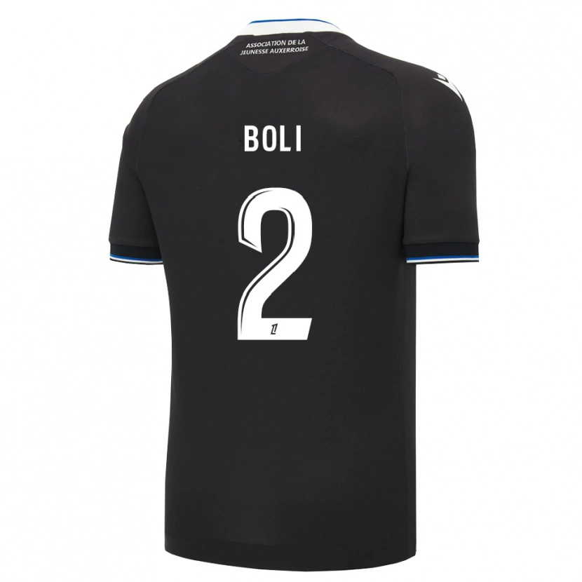 Danxen Donna Maglia Franck Boli #2 Nero Blu Bianco Kit Gara Away 2026/27 Maglietta