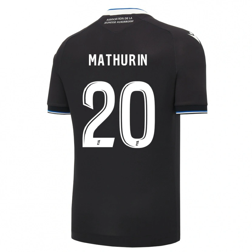 Danxen Donna Maglia Anis Mathurin #20 Nero Blu Bianco Kit Gara Away 2026/27 Maglietta