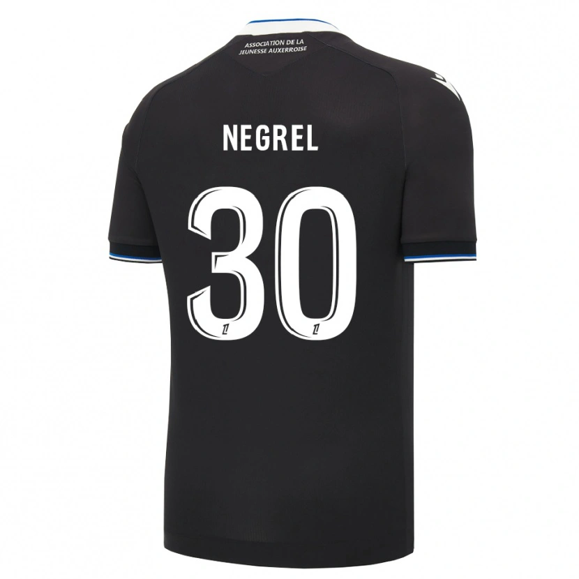 Danxen Donna Maglia Tom Negrel #30 Nero Blu Bianco Kit Gara Away 2026/27 Maglietta