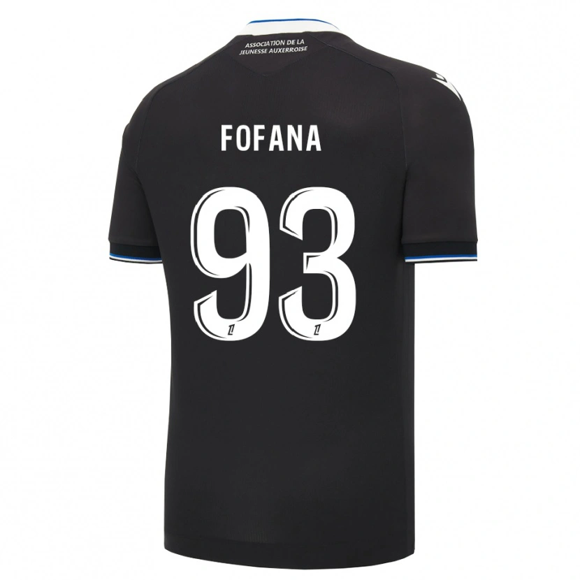 Danxen Donna Maglia Sékou Fofana #93 Nero Blu Bianco Kit Gara Away 2026/27 Maglietta