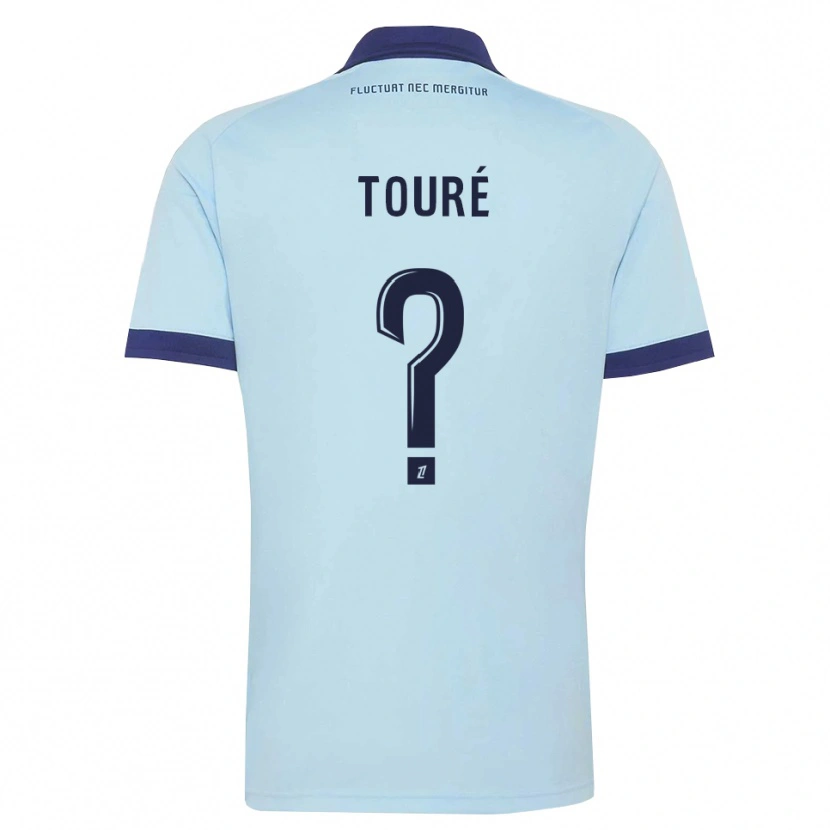 Danxen Donna Maglia Kaïs Touré #0 Blu Fiordaliso Nero Kit Gara Away 2026/27 Maglietta