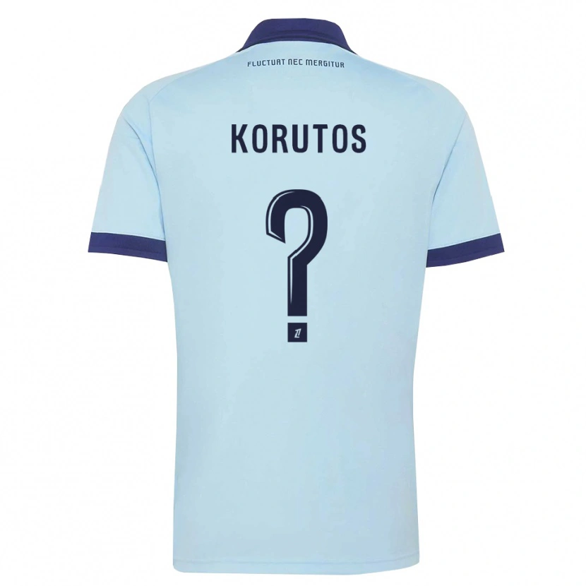 Danxen Donna Maglia Ayethan Korutos #0 Blu Fiordaliso Nero Kit Gara Away 2026/27 Maglietta