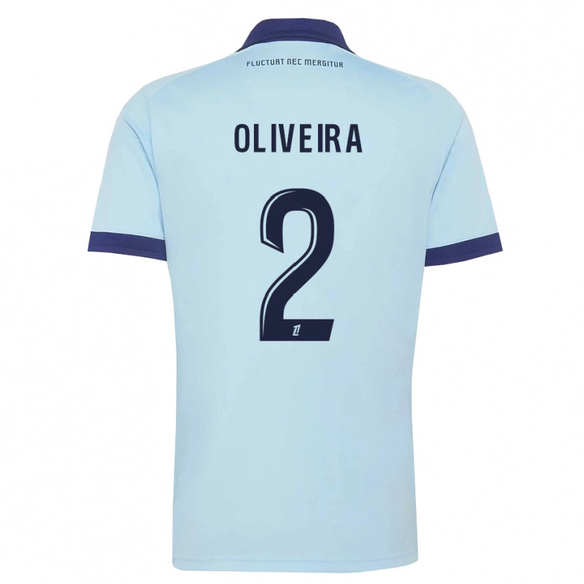 Danxen Donna Maglia Jean-Louis Oliveira #2 Blu Fiordaliso Nero Kit Gara Away 2026/27 Maglietta