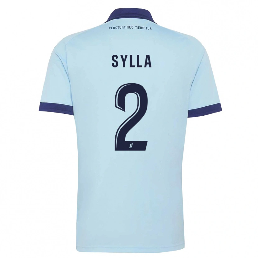 Danxen Donna Maglia Mohamed Sylla #2 Blu Fiordaliso Nero Kit Gara Away 2026/27 Maglietta