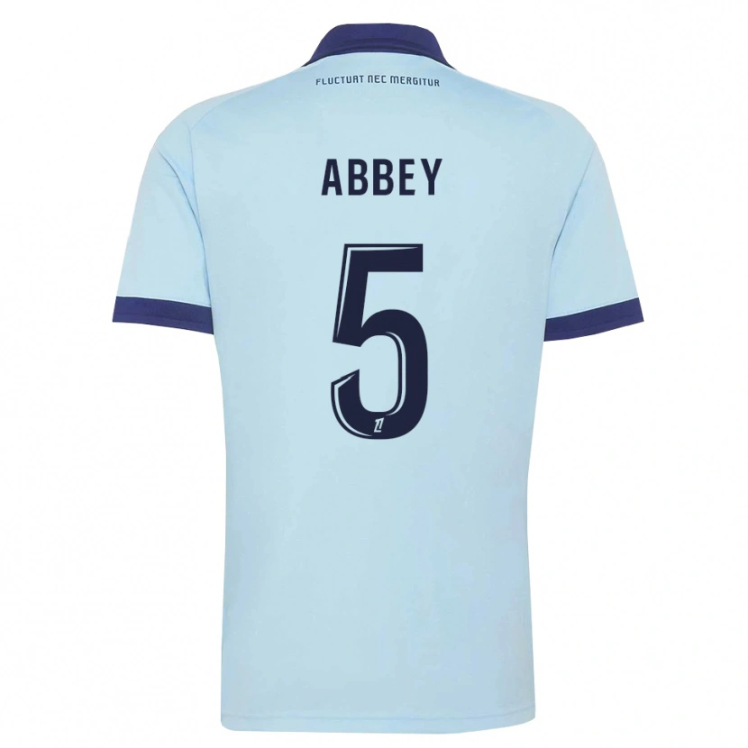 Danxen Donna Maglia Emmanuel Abbey #5 Blu Fiordaliso Nero Kit Gara Away 2026/27 Maglietta