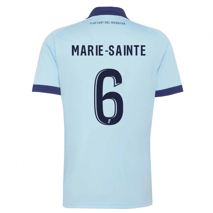 Danxen Donna Maglia Andrew Marie-Sainte #6 Blu Fiordaliso Nero Kit Gara Away 2026/27 Maglietta