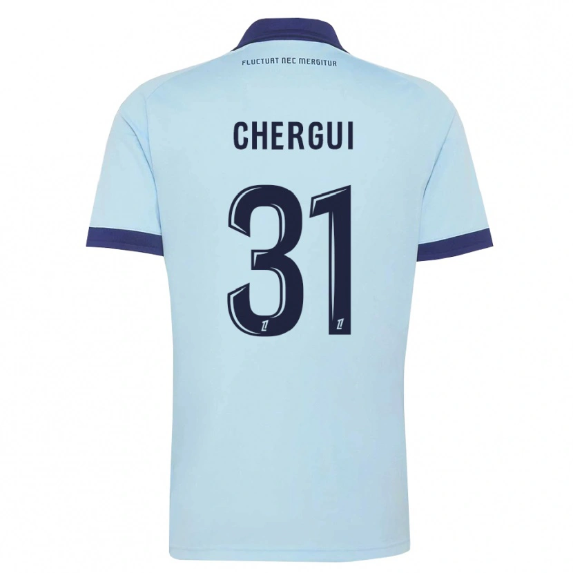 Danxen Donna Maglia Samir Chergui #31 Blu Fiordaliso Nero Kit Gara Away 2026/27 Maglietta