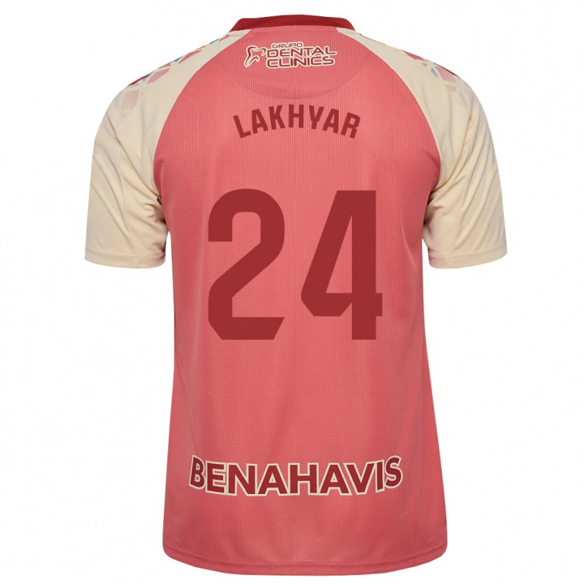 Danxen Donna Maglia Houssam Lakhyar #24 Rosa Chiaro Rosso Blu Kit Gara Away 2026/27 Maglietta