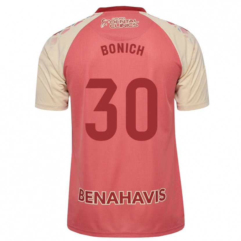 Danxen Donna Maglia James Bonich #30 Rosa Chiaro Rosso Blu Kit Gara Away 2026/27 Maglietta