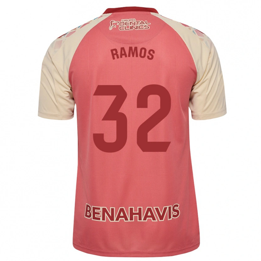 Danxen Donna Maglia Salva Ramos #32 Rosa Chiaro Rosso Blu Kit Gara Away 2026/27 Maglietta