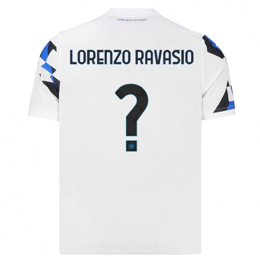 Danxen Donna Maglia Pietro Lorenzo Ravasio #0 Bianco Rosso Blu Kit Gara Away 2026/27 Maglietta