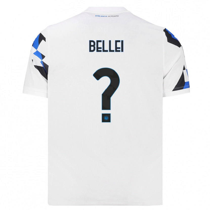 Danxen Donna Maglia Alberto Bellei #0 Bianco Rosso Blu Kit Gara Away 2026/27 Maglietta